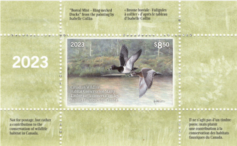 2023 Collin Mint Stamp Wildlife Habitat Canada